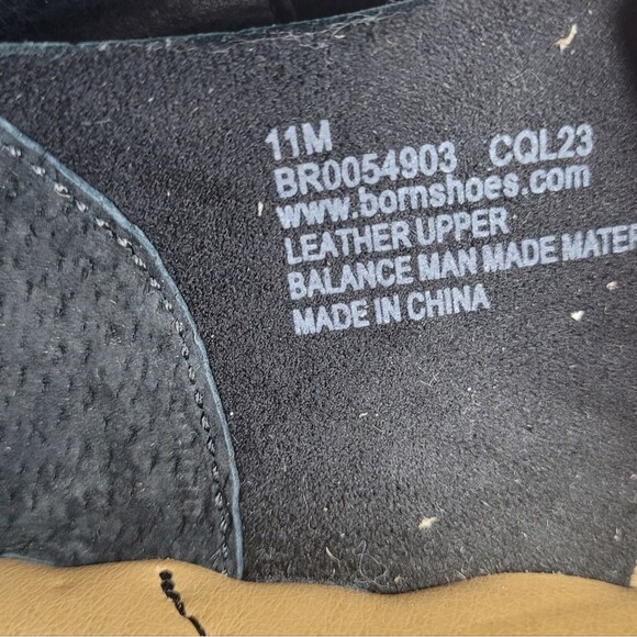 BORN womens Ithica sandals Black Leather Open Toe Sandals Beach New In Box 11 - Picture 5 of 6